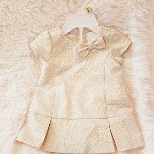 Gymboree gold formal dress